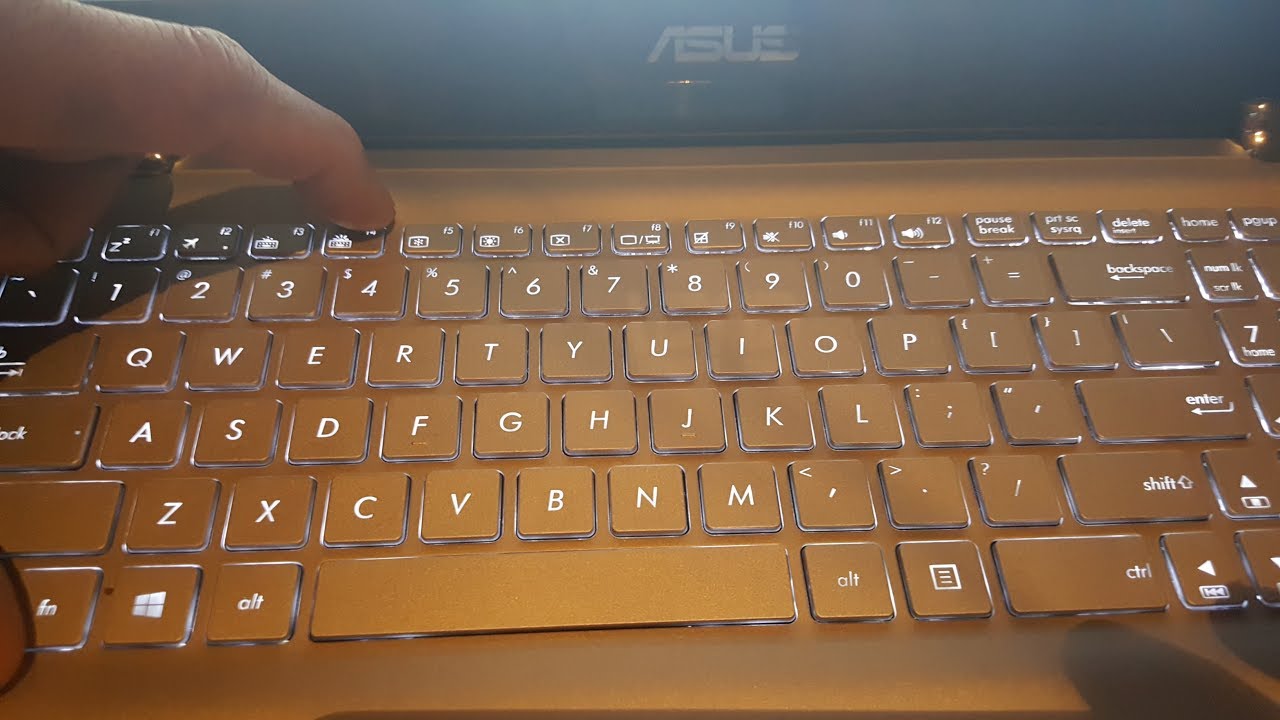 Asus laptop brightness not working